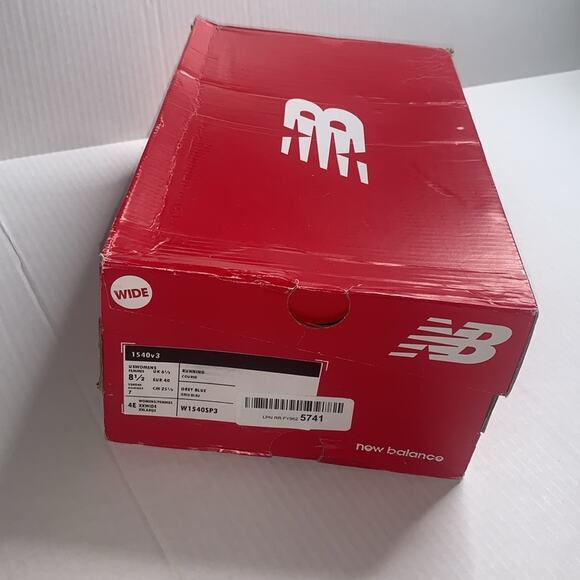 NEW BALANCE Women’s 1540v3 Running Shoes. Grey and Blue.‎ 8.5 4E (XX Wide). - Picture 14 of 16